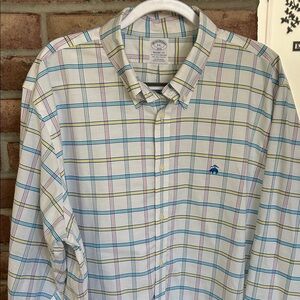 Brooks Brothers Multicolor Plaid Button Down Shirt